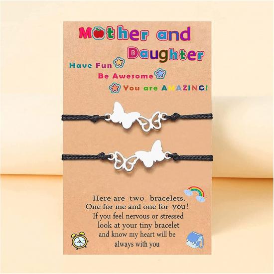 Mother Daughter Bracelets Set For 2 3 Mom And 2 Daughter Bracelets Gifts For Mother Daughters Bracelets Mommy And Me Mothers Day Gifts Butterfly