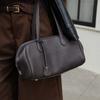 Head Layer Cowhide Tote Bag Hobo Armpit Bag Simple and Fashionable Bucket Bag Single Shoulder Crossbody Bag Women's New Winter