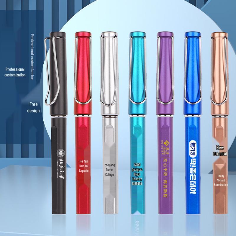 Custom High-Quality Business Signature Pen with Logo for Small Batch Orders 0.5MM Black чёрный