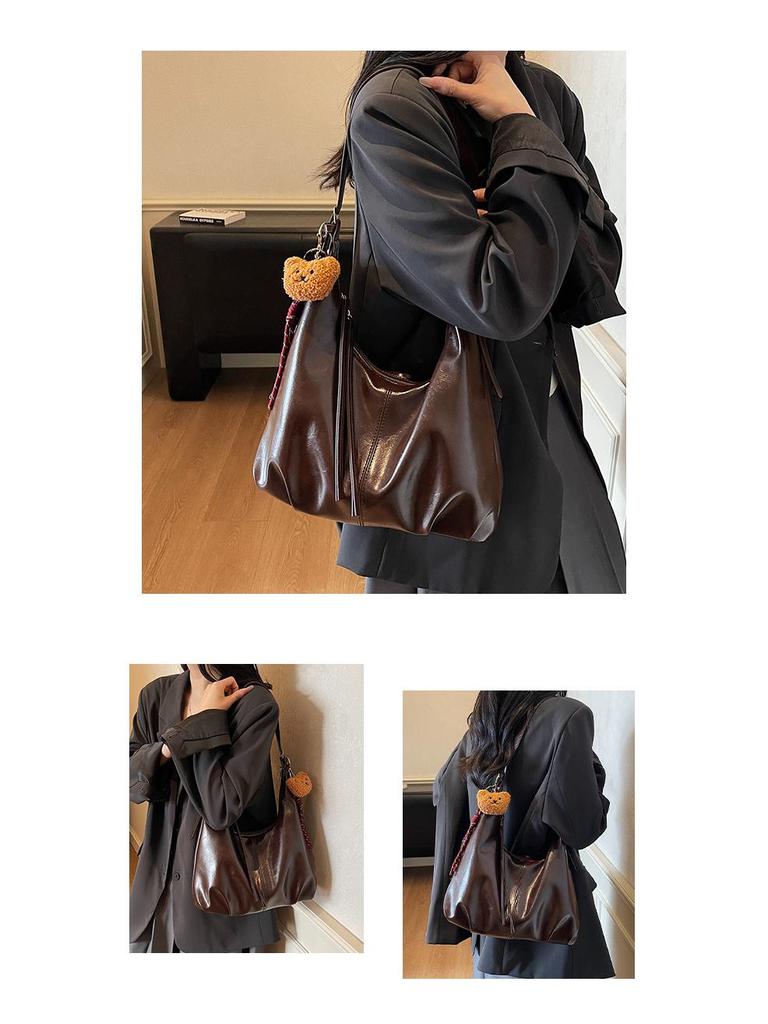 Women's Retro Y2K Autumn/Winter Crossbody Tote - Versatile High-End Fashion Bag