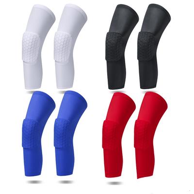 Koszykówka Siatkówka Nakolanniki Piankowe Plaster Miodu Wsparcie Kompresyjne Rękawy Na Nogi Ortezy Nakolanniki Sportowe Sprzęt Fitness