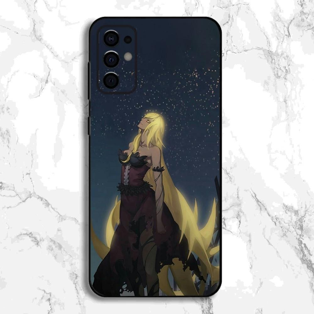 M-Monogatari S-Series Anime Phone Case For Samsung S24,S21,S22,S23,S30,Ultra,S20,Plus,Fe,Lite,Note,10,9,5G Black Soft Cover
