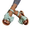 New large size summer bow slippers cow TEMU