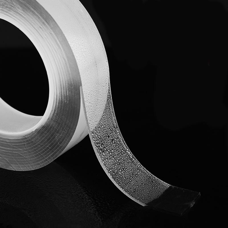 1M/2M/3M/5M Nano Double-sided Tape Acrylic Scratch-free High-adhesive Hook Tape Transparent Waterproof Magic Nano Tape