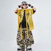 Children'S Hip-Hop Trendy Clothes Boys' Hip-Hop Fried Street Hiphop Performance Clothes Are Trendy And Cool Children'S Summer Two-Piece Short Sleeves