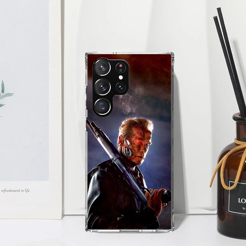 Arnold Schwarzenegger Terminator Phone Case For Samsung Galaxy Note 20 Ultra 10 Pro 9 8 S10 Lite S9 Plus S8+ S7 M21 M32 Edge Art