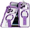 Electroplated Magnetic Bracket for iPhone 17 Pro - New Anti-Fall Protective Case for Apple 11