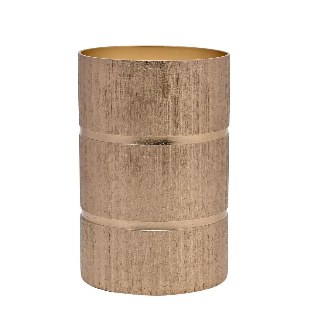 Hestia Gold Candle In a Metal Jar - Large