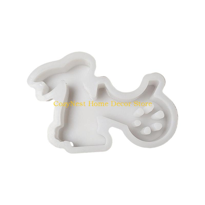92MF Rabbits Silicone Molds for Candle Soap Making Epoxy Resin Molds