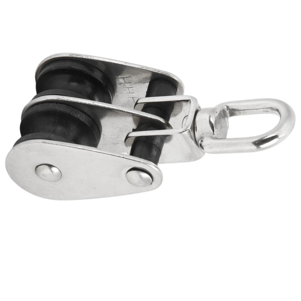 25mm 1in Marine Pulley Rotatable 304 Stainless Steel Waterproof Corrosion Resistant