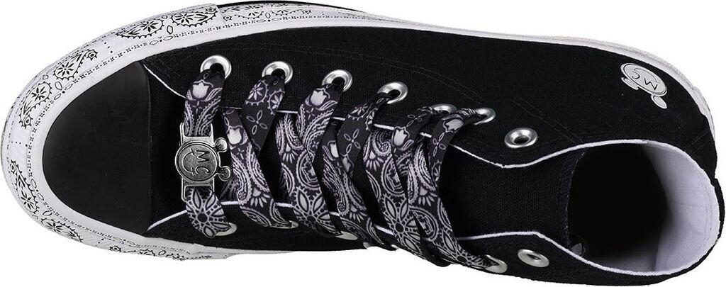 Кроссовки Converse Chuck Taylor All Star Hi x Miley Cyrus белый/розовый/собачий лес черный