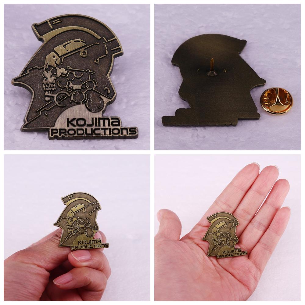 Death Stranding Anime Smaltované Špendlíky Sada Herní Brož Odznak Šperky na Batoh Pro Fanoušky Dárky