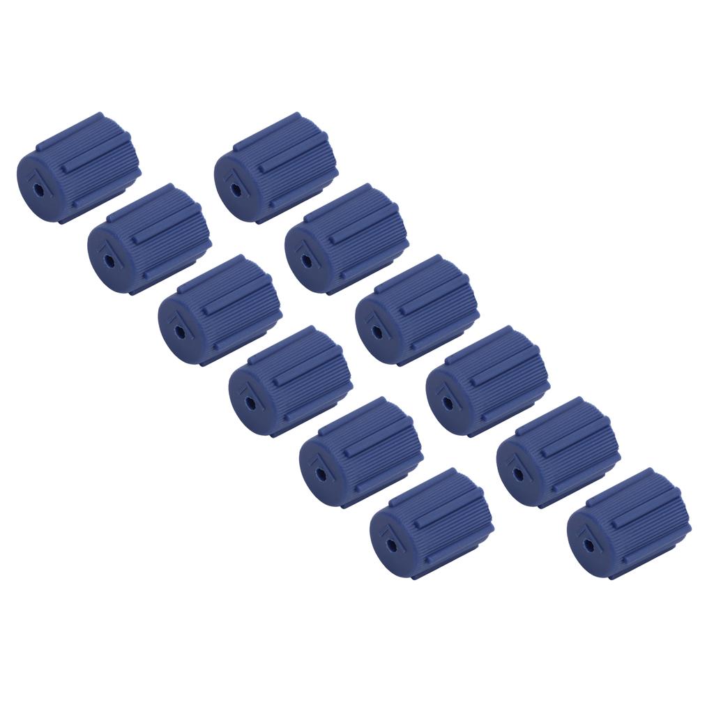 50 Pcs Air Conditioning Valve Cap Impact Scratch Corrosion Resistant Auto AC System Charging Port Covers