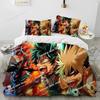 Anime My Hero Academia Izuku Deku Bedding Set Printed Set Duvet Cover Sheet Pillowcase Bed Full Quilt Cover Soft Queen King Size