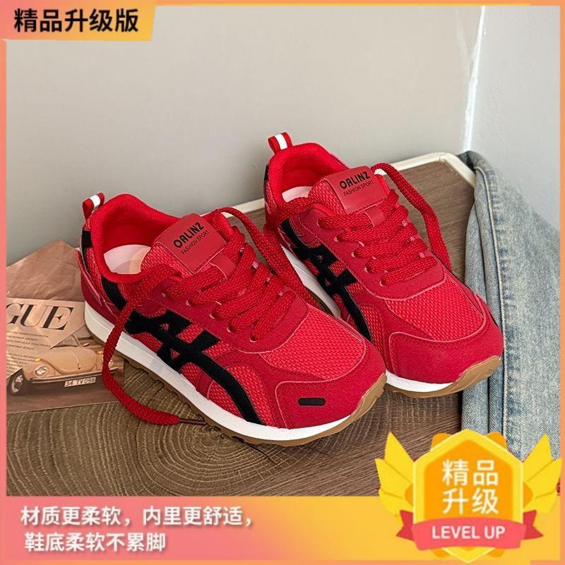 

Dexun обувь женская обувь весна и осень новая повседневная спортивная обувь для бега легкая обувь Форреста Гампа универсальная обувь для скейтборда 40 красный