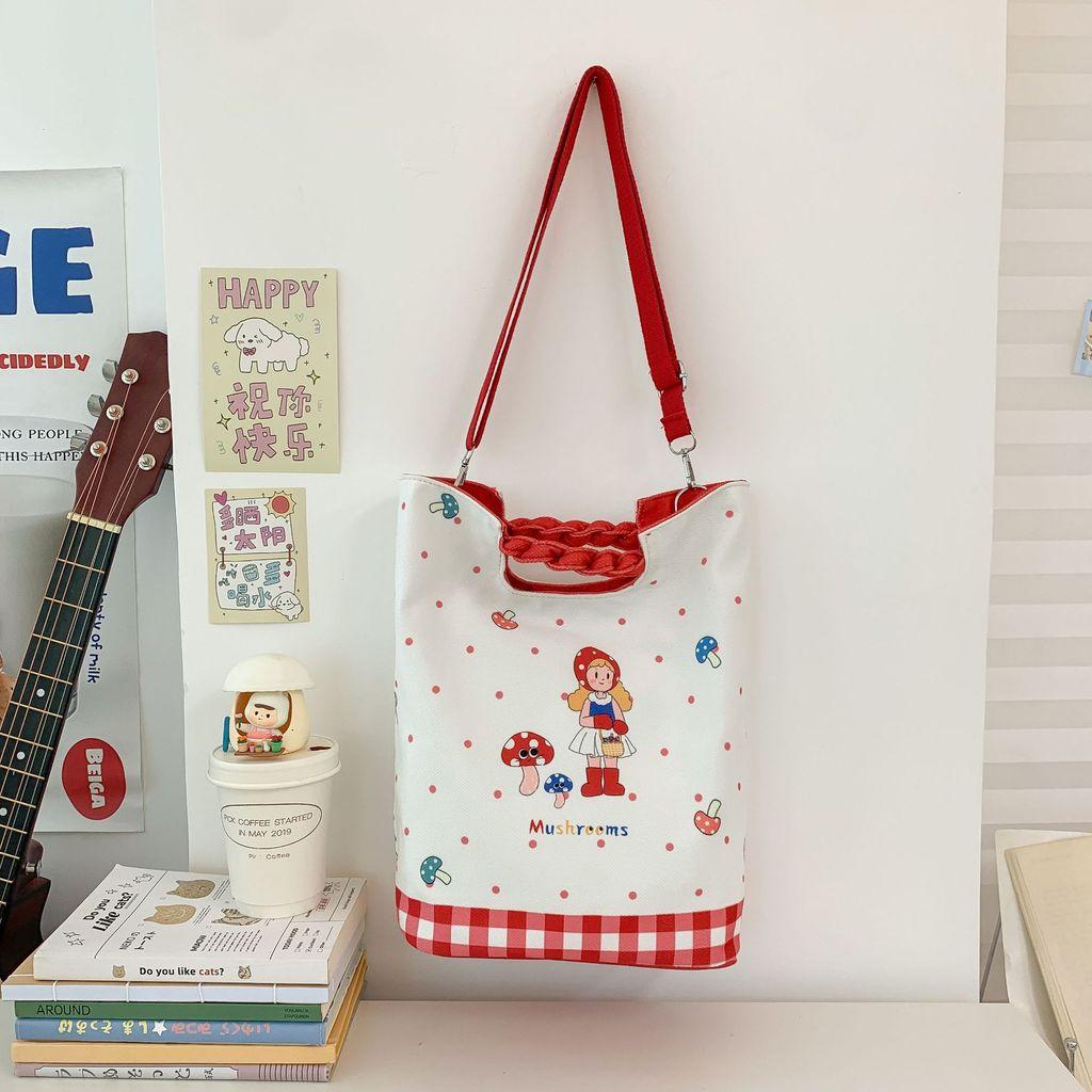 Childrens Cute Cotton School Bag With Animal Pattern For Daily Wear