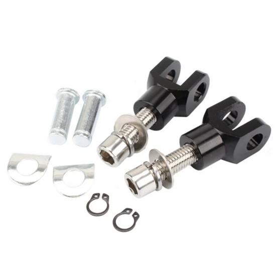Motorcycle Foot Pegs Footrest Supports Mount Clevis Hardware Kit For Harley Softail FXST Low Rider Super Glide FXR FX 39mm Black