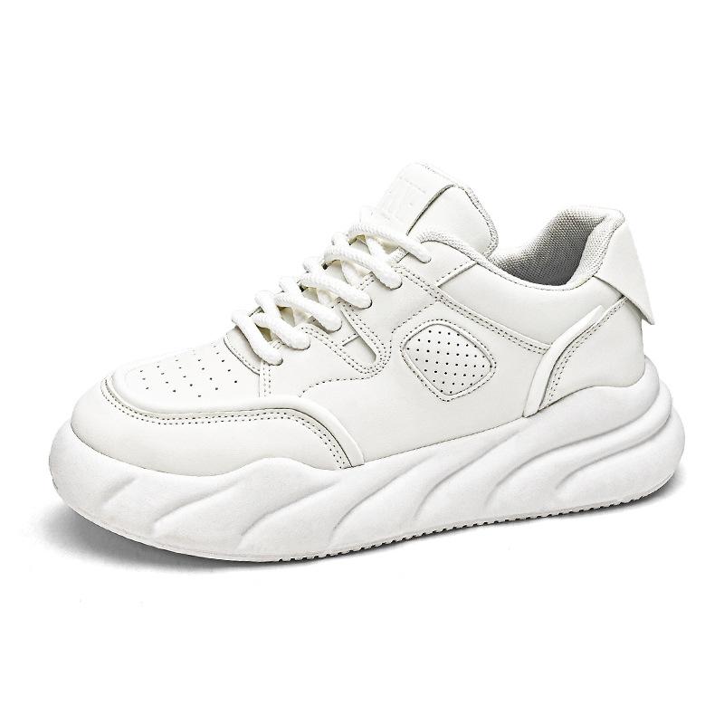 Fashion New Exquisite Men's Sneakers Shallow Mouth Fashion Versatile Casual Shoes Thick Soled Increased Breathable Running Shoes