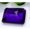 Natural Violet Amethyst For Making 90+ Ct Emerald Cut Beautiful Loose Gemstone