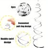Colorful swirling decorations for birthday New Year, Halloween, wedding, anniversary, graduation and party with PVC film and plastic streamers