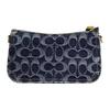 COACH Penn Iconic Denim Hobo Bag Shoulder Bag Small Women's Blue CR688-B4BL