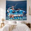 Manchester City Brugerdefineret Dit Navn Vægdekoration Vægtæppe Kunst Til Kæledyrs Mindesmærke Fødselsdag Bryllupsfest Baggrund Familiegave