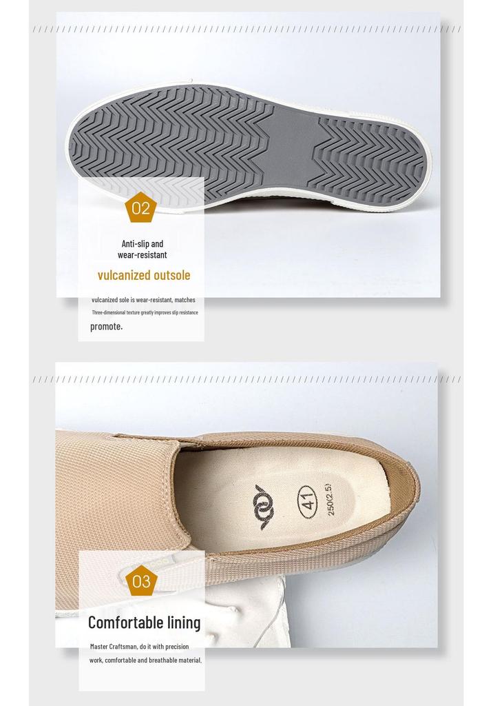 2025 Men's Breathable Canvas Board Shoes - Lightweight, Casual, Comfortable Mesh Sneakers