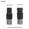 Jeno 502 vacuum cleaner handle hose sets  lenght 2.4m 40mm/48mm threaded hose  handle host connector vacuum cleaner parts