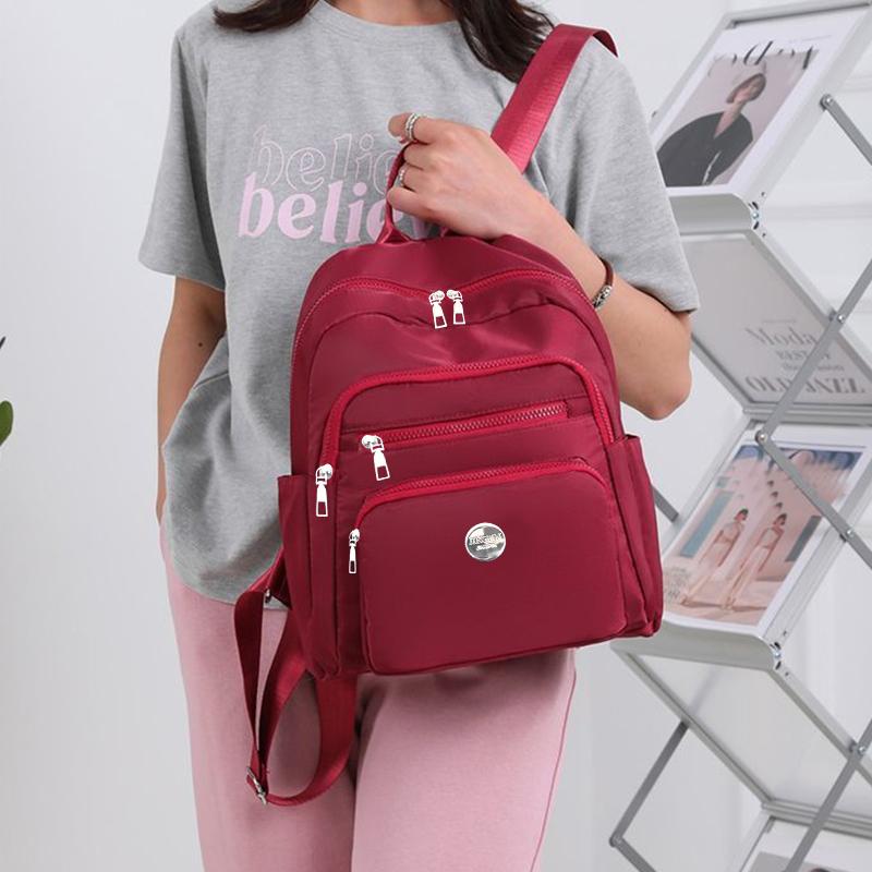 Neutral Men's and Women's Nylon Double-Shoulder Bag Suitable for Business Trips Multiple Colors Available.