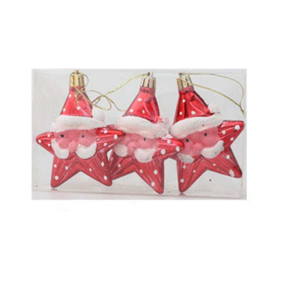 Electroplated Candy Pendant Plastic Xmas Tree Hanging Pendants Crafts Christmas Lollipop  Gift