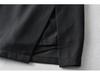 Summer 2024 High-Waist A-Line Midi Skirt with Slit - Women's Slimming, Anti-Exposure Bodycon Design