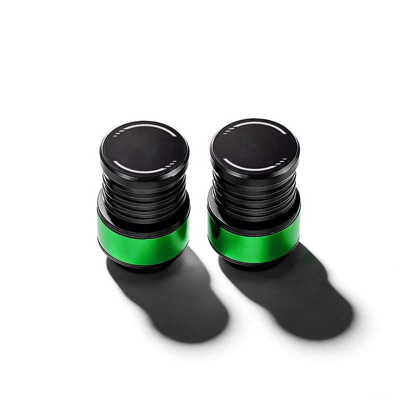 

CNC Aluminum Motorcycle Anti-Leak Tire Valve Stem Cap Universal Accessory зелёный