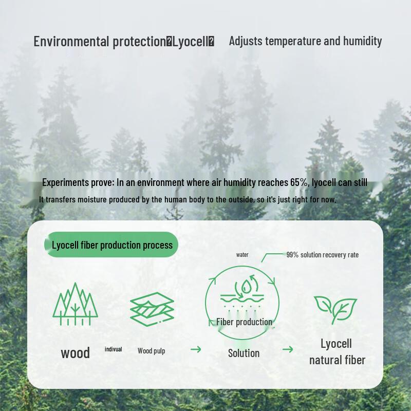 Men's Summer Cooling Lyocell Straight-Leg Jeans