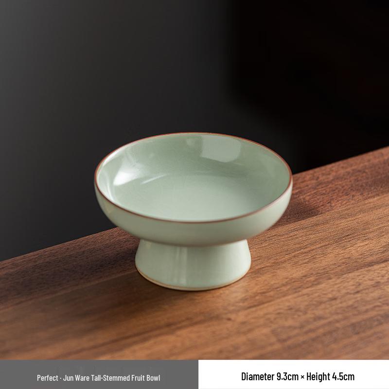 Celadon Ru Kiln Zen Style Fruit & Snack Plate