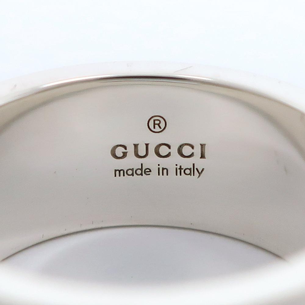 GUCCI Branded G Ring Silver925 #5.4(US Size) 7.1g Women Used