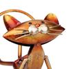 Katzenförmiger Weinhalter Weinregal Regal Metallskulptur Praktische Heimdekoration Handwerk