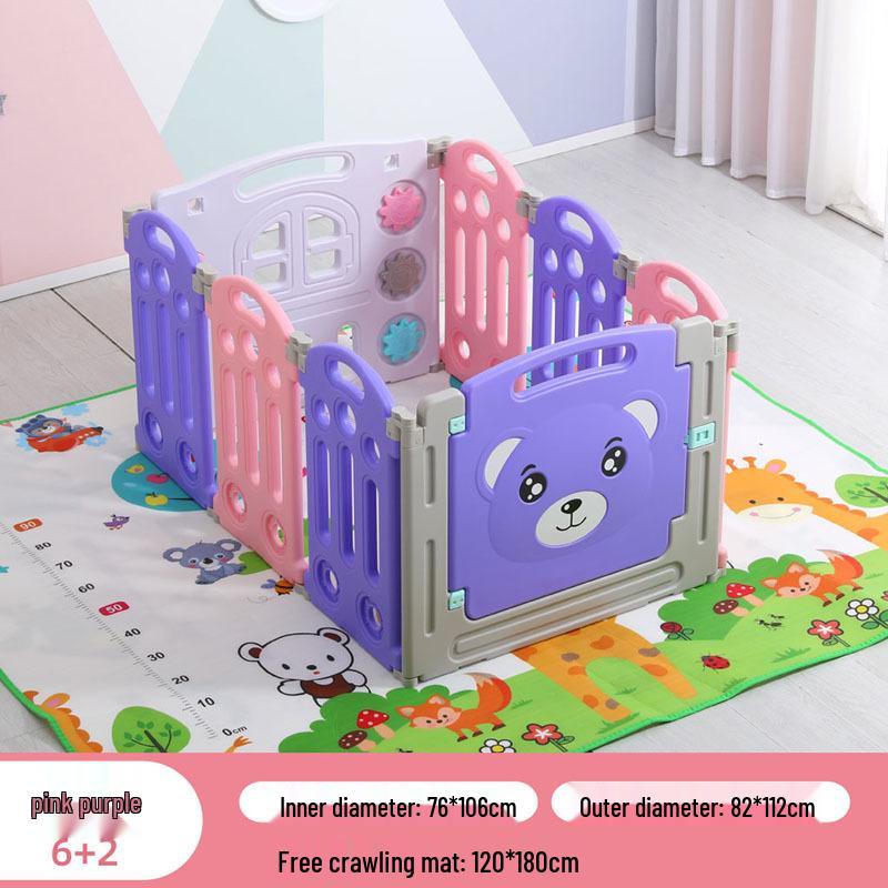 Baby Safety Playpen with Crawling Mat – Indoor Toddler Barrier