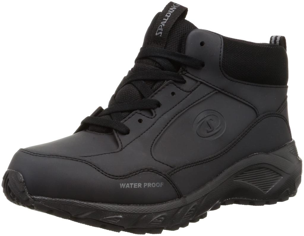 SPALDING Men's Waterproof Snowshoes, Wide Width, 6E, SFW 4000, Black, Size 24.5 Cm