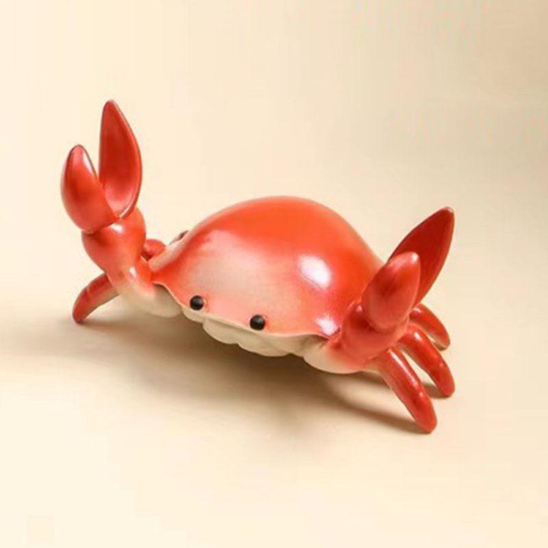 Funny Crab Pen Holder Desktop Creative Lift Weight Stationery Organizer Cute Decor For Desk Work Office Study Ins Aesthetic 2026