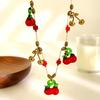 Sweet Cherry Inspired Necklace Stainless Steel Pendant Spring Summer Jewelry Gift Adjustable Chain For Daily Wear