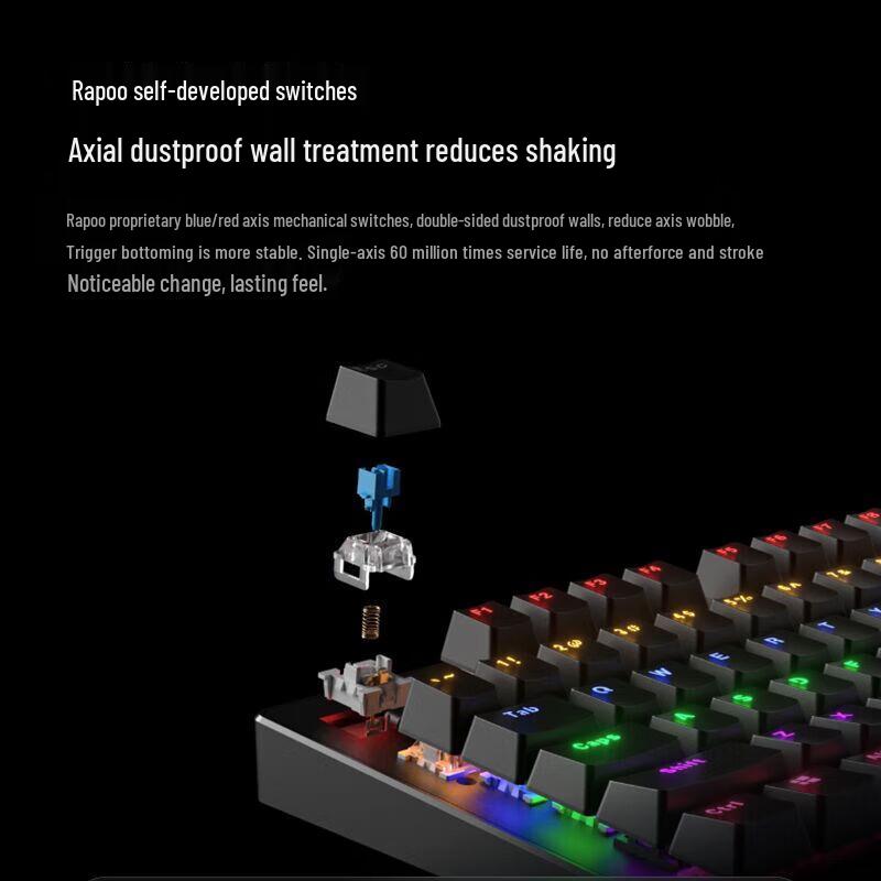 Rapoo V510 RGB Wired Gaming Mechanical Keyboard