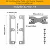 Stainless Steel Switch Fixing Plate Switch Surround Plate  Electrical Installation