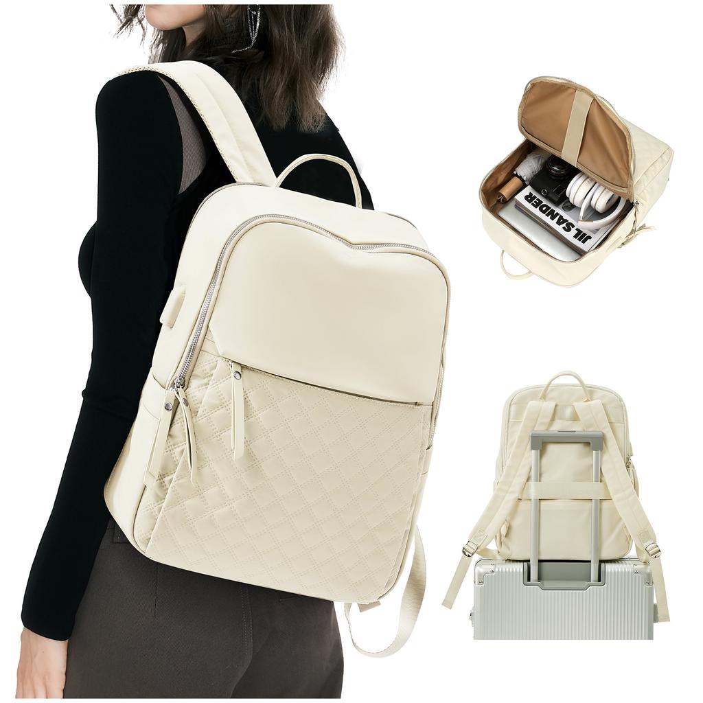 2024 New Women Backpacks Travel Fashion Daypack Lightweight Schoolbag Nylon Shoulder Bag Ladies Casual Handbag Laptop Backpacks