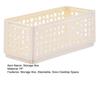 Storage Box Foldable Stackable Organizer with Ventilated Hollow Design Space Saving Storage Bin for Household Travel