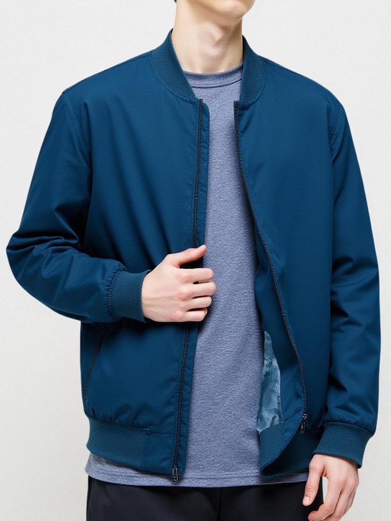Herren Lockere Lässige College-Stil Baseballjacke - Dünner Herbstmantel