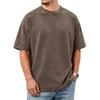 Men's Distressed Cotton -Neck Short Sleeve T-Shirt | Casual Vintage Tees For Daily Wear