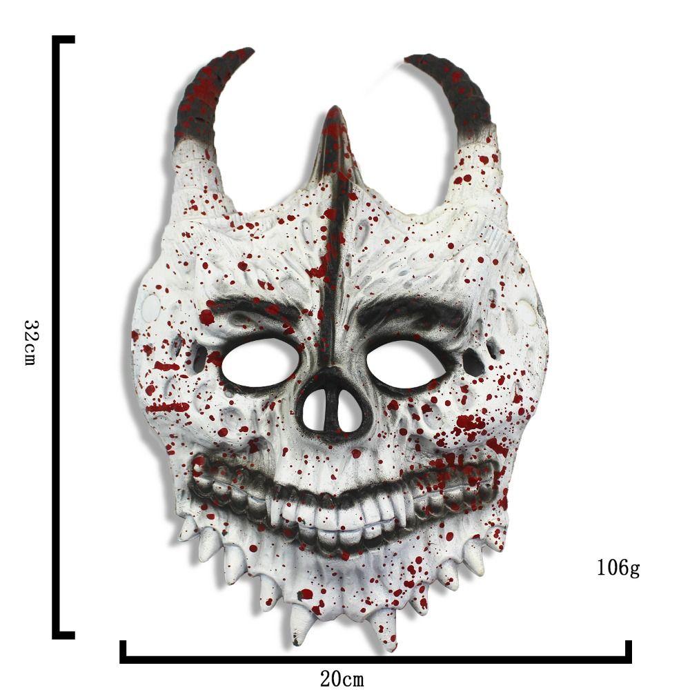 Realistic Full Head Skull Mask Full Head Stage Performance Props Halloween Mask  Masquerade