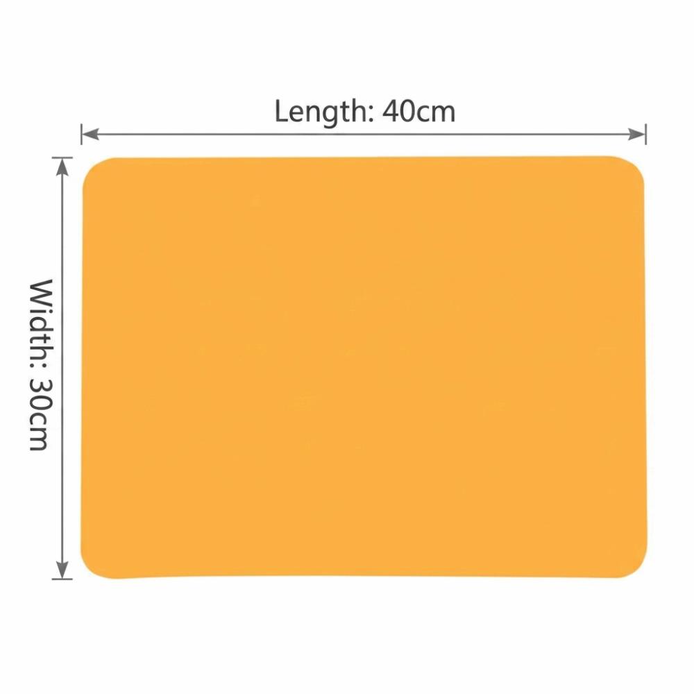 Flexible Craft Mat Silicone Table Placemat Nonstick Multi Purpose Mat Family Meals