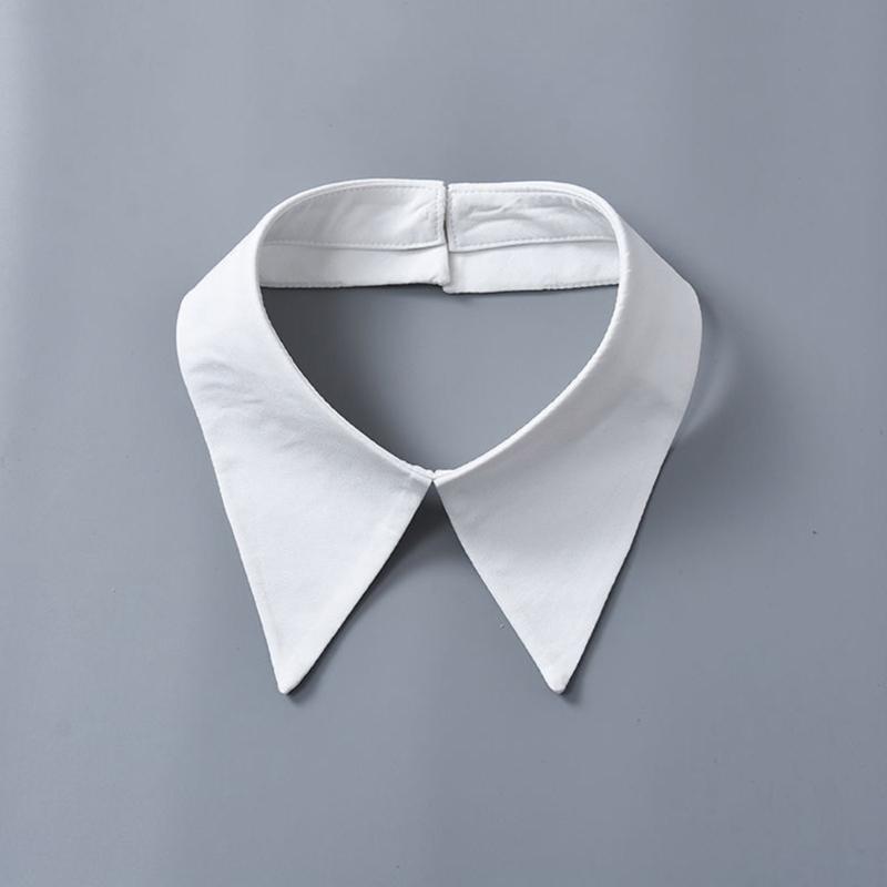 Hemd Pullover Weiße Serie Falscher Kragen Ausgestellte Ärmelbündchen Verstellbare Dekorative Ärmel Frau DIY Bekleidungsaccessoire