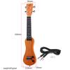 21 Zoll elektrische Ukulele mit Massivholzschale und Mahagoni-Ukelele
